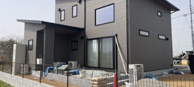 奈良県磯城郡田原本町で新築外構工事進行中！