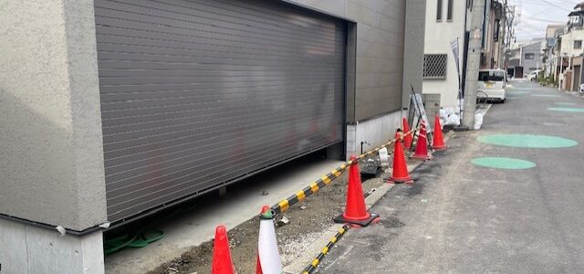 高級な邸宅の外構デザイン　大阪市城東区
