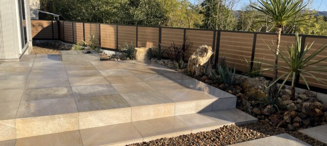 ガーデンリフォーム　Before　→　After